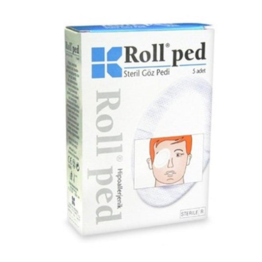 Roll Ped Sterile Eye Pad - Hypoallergenic, Waterproof Dressing for Sensitive Eyes & Post-Op Care
