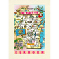 Vintage Lined Notebook Greetings from Wisconsin, Elkhorn - Paperback