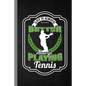 Life Is Always Better When I'm Playing Tennis: Racket Gift For Players And Coaches (6"x9") Dot Grid Notebook To Write In - Paperback