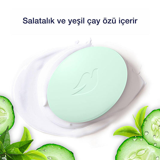 Dove Beauty Cream Bar Go Fresh Fresh Touch Moisturizing Soap Bar - Moisturizing Soap Bar for Soft, Smooth Skin