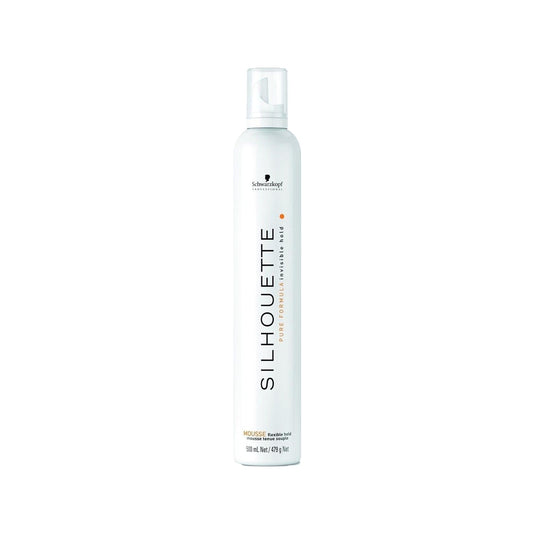 Schwarzkopf Silhouette Flexible Hold Hair Styling Foam 500ml - Flexible Grip for Manageable Styling