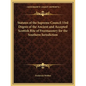 Statutes of the Supreme Council 33rd Degree of the Ancient and Accepted Scottish Rite of Freemasonry for the Southern Jurisdiction - Paperback
