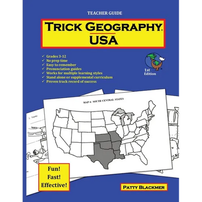 Trick Geography: USA--Teacher Guide: Making things what they're not so you remember what they are! - Paperback