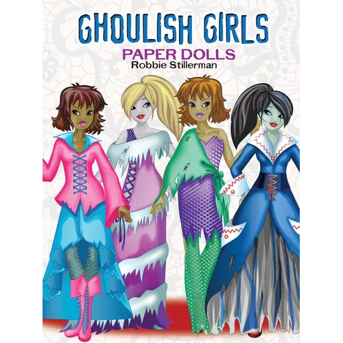 Ghoulish Girls Paper Dolls - Paperback