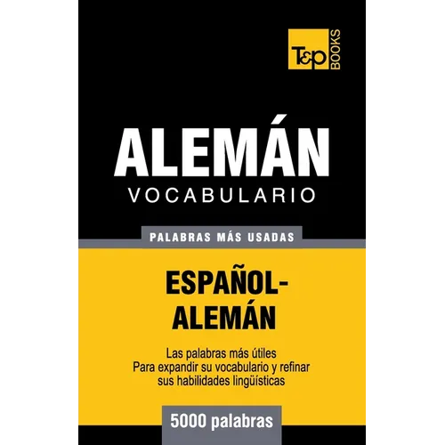 Vocabulario español-alemán - 5000 palabras más usadas - Paperback
