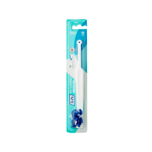 Tepe Interspace Medium: Angled Toothbrush for Targeted Cleaning, Reaching Tight Spaces & Improving Oral Hygiene