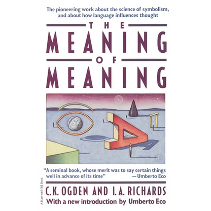 Meaning of Meaning - Paperback