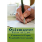 Quizmaster Point of Law Review: Negotiable Instruments - Paperback