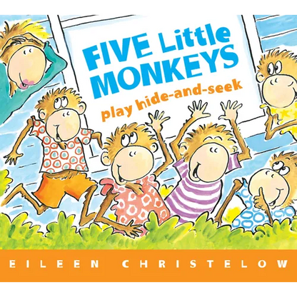 Five Little Monkeys Play Hide and Seek Board Book - Board Book