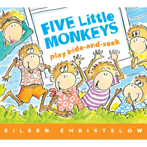 Five Little Monkeys Play Hide and Seek Board Book - Board Book