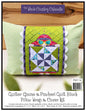 Quilter Gnome & Pinwheel Quilt Block Pillow Wrap & Cover Kit
