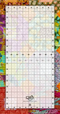 Quilters Select Non-Slip Crystal Clear Ruler 8.5" x 18"