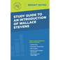 Study Guide to an Introduction of Wallace Stevens - Paperback