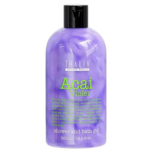 Thalia Açai Scented Shower Gel - Moisturizing, Paraben-Free, Cruelty-Free
