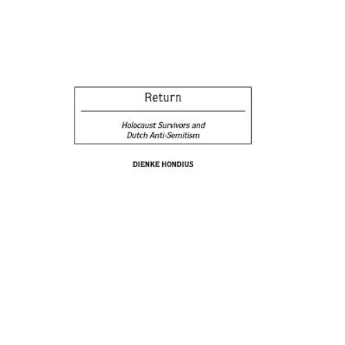Return: Holocaust Survivors and Dutch Anti-Semitism - Hardcover