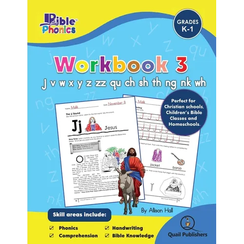 Bible Phonics Workbook 3 - Paperback