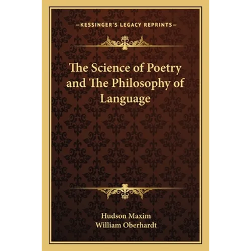 The Science of Poetry and the Philosophy of Language - Paperback