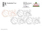 1505 Basketball Fun Pantograph by Rose-Clair Fletcher