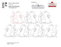1526 Rub A Dub Ducky Pantograph by Rose-Clair Fletcher