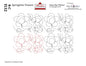 1532 Springtime Flowers Pantograph by Rose-Clair Fletcher