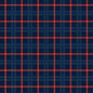Blue Primo Plaids: Americana Navy Cotton Flannel 44"/45" Fabric Per Yard