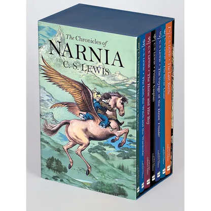 The Chronicles of Narnia Full-Color Paperback 7-Book Box Set: The Magician's Nephew, the Lion, the Witch and the Wardrobe, the Horse and His Boy, Prin - Boxed Set