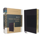 Niv, Wide Margin Bible (a Bible That Welcomes Note-Taking), Leathersoft, Navy, Red Letter, Comfort Print - Imitation Leather