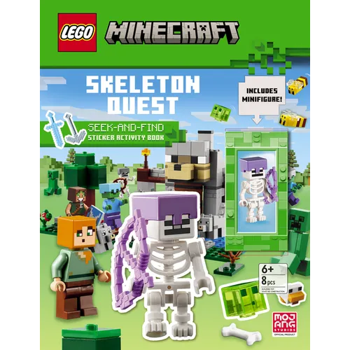 Skeleton Quest (Lego Minecraft): A Seek & Find Sticker Activity Book - Paperback