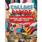 Collage Papers - Abstract, Art Deco, Retro Patterns & Faces: 18 Beautiful Unique Designs In 2 Color Variations For Collage, Mixed-Media Art, Journalin - Paperback