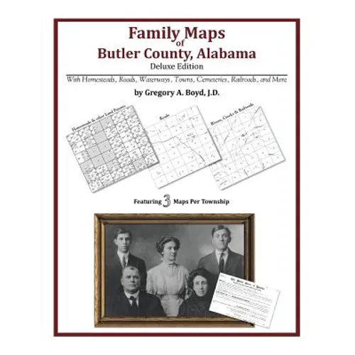 Family Maps of Butler County, Alabama, Deluxe Edition - Paperback