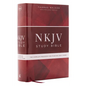 NKJV Study Bible, Hardcover, Red Letter Edition, Comfort Print: The Complete Resource for Studying God's Word - Hardcover