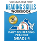 VIRGINIA TEST PREP Reading Skills Workbook Daily SOL Reading Practice Grade 4: Preparation for the SOL Reading Tests - Paperback