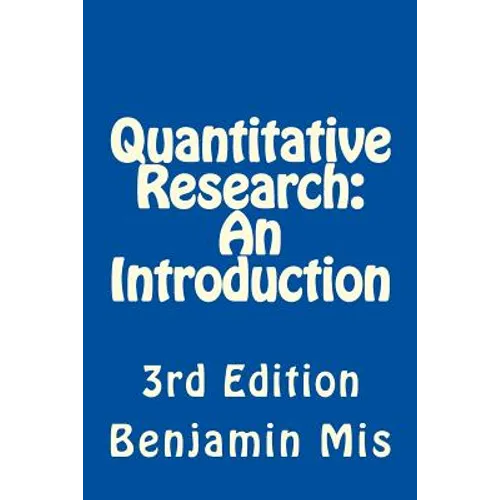 Quantitative Research: An Introduction - Paperback