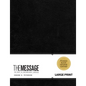 Message Large Print Bible-MS - Leather