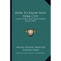 How To Know New York City: A Serviceable And Trustworthy Guide (1887) - Paperback