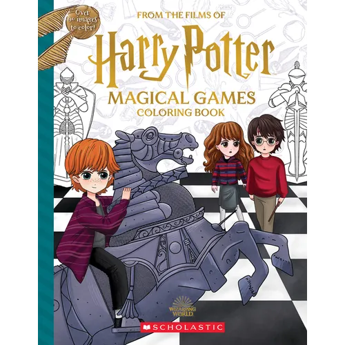Magical Games Coloring Book (Harry Potter) - Paperback
