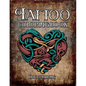 Tattoo Coloring Book: Modern Tattoo Designs, Skulls, Hearts - Paperback