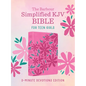 The Barbour Simplified KJV Bible for Teen Girls--3-Minute Devotions Edition - Imitation Leather