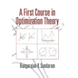A First Course in Optimization Theory - Paperback