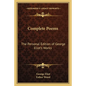 Complete Poems: The Personal Edition of George Eliot's Works - Paperback