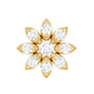 Flower Diamond Nose Ring Stud for Women