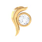 Bezel Set Round Diamond Dolphin Nose Ring