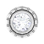 Round Diamond Nose Pin in Bezel Setting