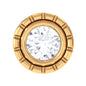 Round Diamond Nose Pin in Bezel Setting