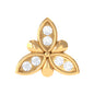 Simple Diamond Flower Nose Stud for Women