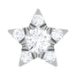 Genuine Diamond Star Nose Pin with Certificate