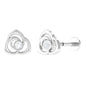Nature Inspired Diamond Floral Earring for Cartilage Piercing