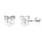 Nature Inspired Diamond Floral Helix Earring