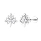 Diamond Nature Inspired Earring for Helix Piercing