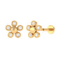 Diamond Floral Cartilage Earring